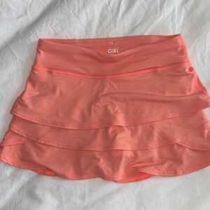 Athleta Girl Vibrant Coral Skort